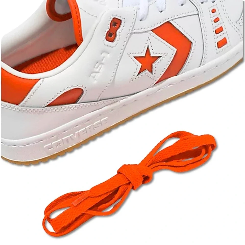 Converse AS-1 Pro Shoes / Sneakers - NEW Mens 11.5 White / Orange - #49443-OF - Picture 5 of 6